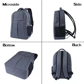 Casual backpack Large capacity wear-resistant computer backpack Travel business trip Outdoor sports Multifunctional backpack 30*15*42cm чёрный