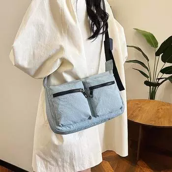 Casual Bag Women S Fashion Travel Cloth Bag Shoulder Bag Large Capacity Messenger Bag Class Commuter Bag хаки