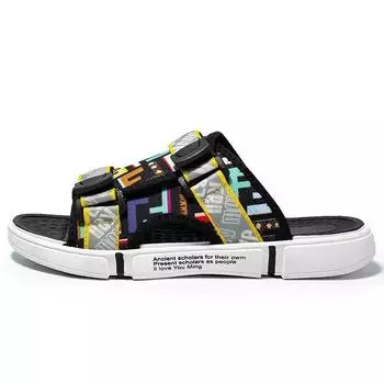 Повседневные пляжные сандалии мужские летние тапочки для мужчин тренд 2024 обувь дешевая 2025 новая в оригинальной взрослой дизайнерской роскоши ликвидация 39