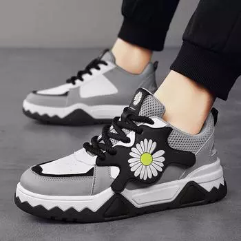 Casual board shoes men s niche design Harajuku men s shoes 2025 spring student versatile sports trendy shoes youth 39