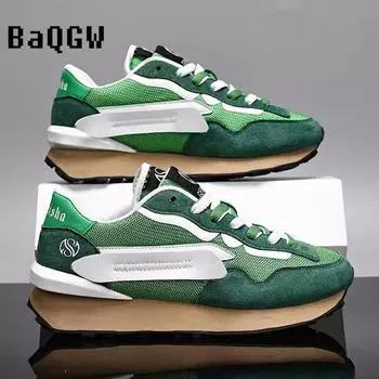 Повседневные массивные кроссовки Tenis Luxury Running Shoes Trainer Race Mesh Breathable Shoes Fashion Increased Thick Platform Men Shoes 39