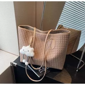 Casual commuter bag women s large capacity 2024 new autumn and winter versatile retro shoulder bag fashion tote bag