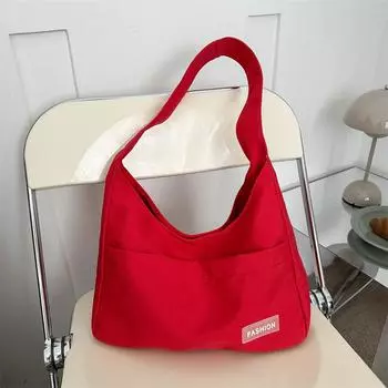 Casual Commuter Shoulder Bag Autumn New Bag Women s Retro Simple Tote Bag Fashionable and Fashionable Handbag Without pendant