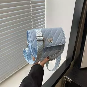 Casual commuting rhombus messenger bag small bag women s 2024 spring new foreign style fashion simple shoulder bag women s bag чёрный