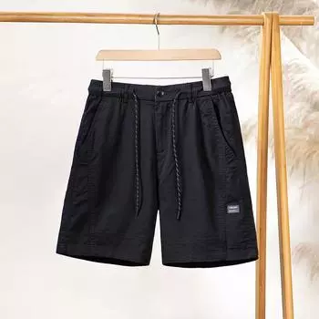Повседневные укороченные брюки, свободные рабочие брюки с большим карманом, широкие шорты для мужчин XXXL