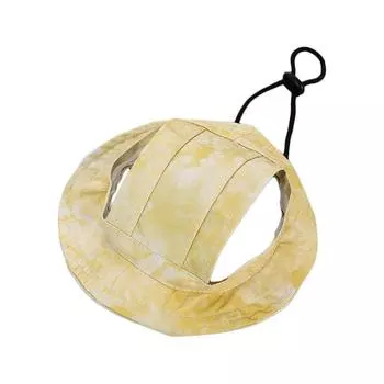 Casual Dog Cat Hats with Ear Holes Cat Headwear Outdoor Dog Calming Earmuffs L жёлтый