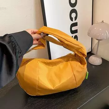 Casual dumpling bag fashionable versatile small bag women s 2025 new autumn messenger bag чёрный