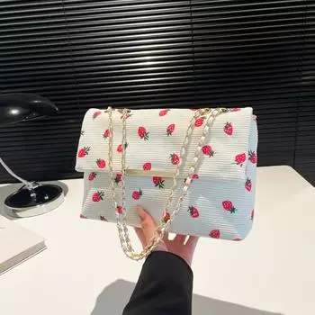 Повседневная мода популярная простая сумка через плечо новая женская сумка 2024 новая летняя простая модная сумка-мессенджер для женщин чёрный