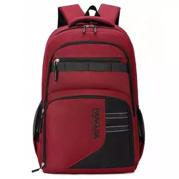 Casual Large Nylon Capacity Backpack With Letter Print Designs Students For Red