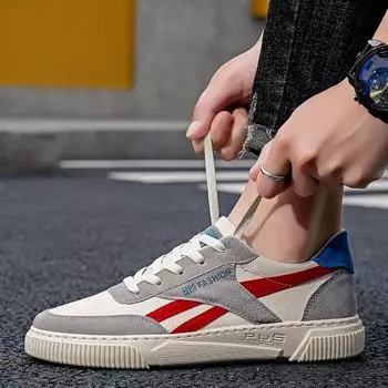 Casual Men Skateboarding Shoes Mixed Colors Skate Shoes Canvas Summer Lightweight Shoes Low Top Rubber Sole Sneakers Man HD06 39