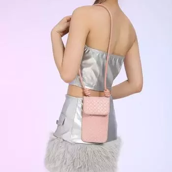 Повседневная сумка для мобильного телефона, женская сумка-мессенджер 2024 года, летняя новая модная персонализированная красивая маленькая квадратная сумка через плечо, маленькая сумка чёрный