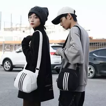 Повседневная нейлоновая сумка женская летняя 2024 новая нишевая дизайнерская сумка-ракушка легкая универсальная сумка-мессенджер большой вместимости чёрный