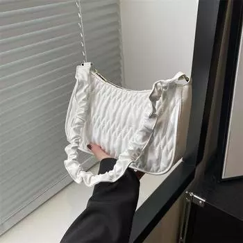 Повседневная ретро маленькая квадратная сумка модная женская сумка через плечо 2024 года летняя новая простая модная сумка-мессенджер для женщин чёрный