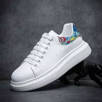 Casual shoes men s board shoes white European trendy styles, national trendy fashion shoes, Wenzhou shoes live broadcast shake fast 38