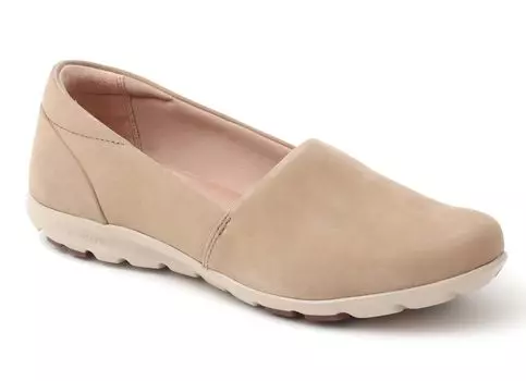 Casual Shoes True Walk Zero II Mochataupe Nubuck cm W [Rockport] Women s Slip-on 24.0