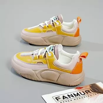 Casual Shoes Women Platform Sneakers Ladies Footwear Leisure Sport Shoes Women s Vulcanize Shoes Hiking PU Leather Shoes 35
