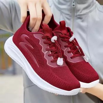 Casual shoes women s 2025 summer new flying woven women s shoes casual and comfortable single shoes mother shoes breathable sports shoes children 36