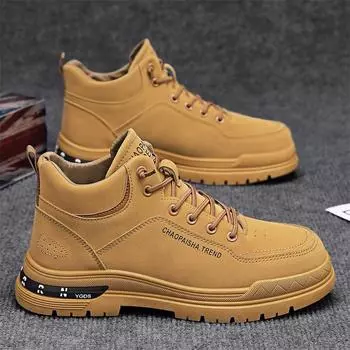 Casual short boots men s Martin boots youth tooling shoes men s locomotive tide shoes outdoor autumn and winter 2024 new 39