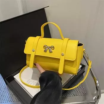 Casual simple commuter bag women s 2024 summer new trendy fashion small square bag simple fashion messenger bag women чёрный