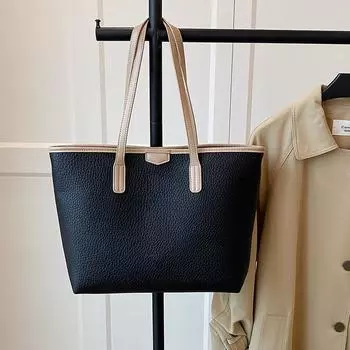 Casual simple handbag bag women s summer new fashion versatile trend niche shoulder tote bag