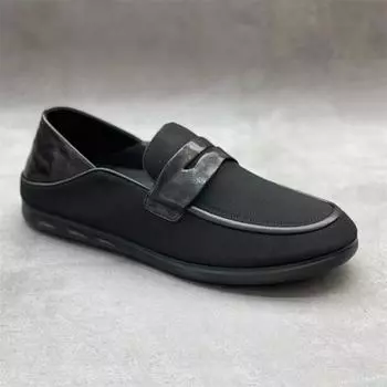 Casual Sneaker Casual Shoes Sports and Leisure Loafers Shoes for Men Fashion Male Sneakers Ventilate Wear-resistant Skateboard 39 чёрный