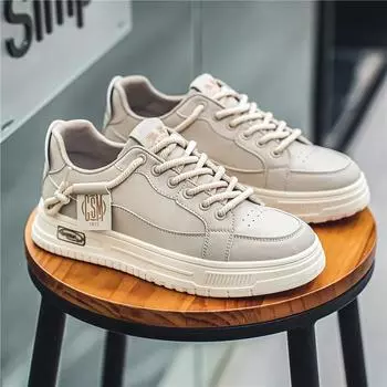 Casual Sneaker Skateboard Shoes for Men Men s Sneakers Loafers Apring and Autumn Sports and Leisure Non-Slip Fashion All-match 39 чёрный