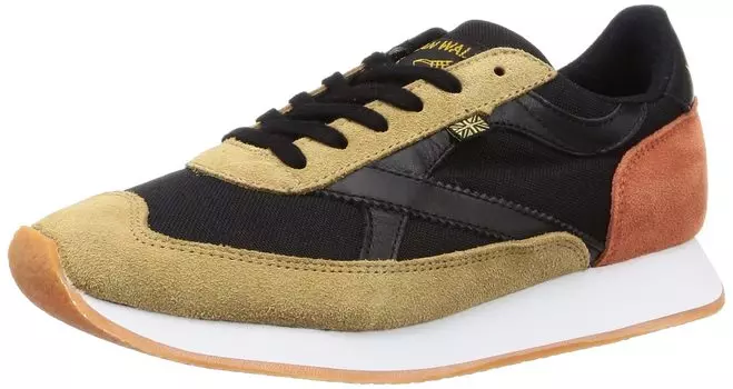 Casual sneakers in WHIRLWIND cm [Walsh] (Made England) Black/Tan 27.0