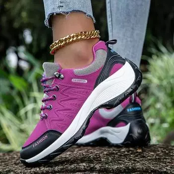 Casual Sneakers Outdoor Tennis Platform Lightweight Daily Hiking Comfortable Fitness Casual Shoes for Women Female Sneakers 36 чёрный