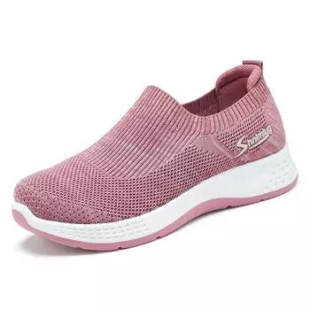 Casual Sneakers Women s Flats Shoes New Fashion Women Breathable Non-Slip Lofers Ladies Outdoor Jogging Walking Shoes 36