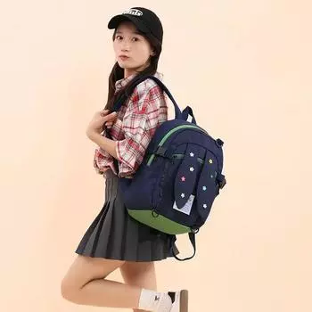 Casual solid backpacks with softback internal compartment high-quality bags for women internal zipper pocket oxford backpacks