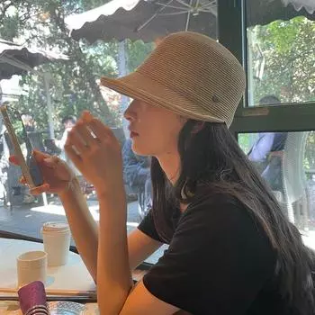 Casual style straw-woven baseball cap, sun protection, big brim, curled sun hat, Japanese and Korean face, small cap, women s summer straw hat хаки
