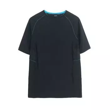 Casual Sweat Wicking Running Fitness Yoga round Neck Short Sleeve As Shown in Pictures M/12