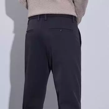 Casual Trousers Men s Autumn and Winter Pants Men 28 чёрный