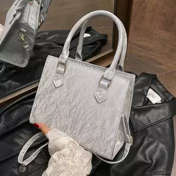 Casual versatile large-capacity extra-large bag women s 2024 new autumn commuter handbag simple shoulder bag чёрный