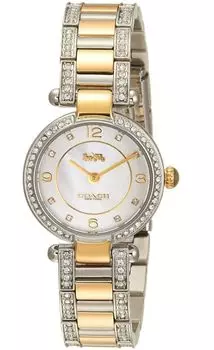 Casual Watch Carry 14503840 Yellow Gold [Coach] Women s [Item]