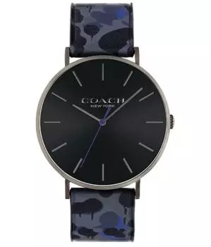 Casual Watch Charles 14602616 Blue [Coach] Men s [Item] чёрный