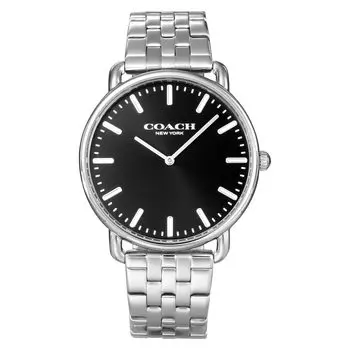 Casual Watch Elliott 14000116 Silver [Coach] Women s [Item] чёрный