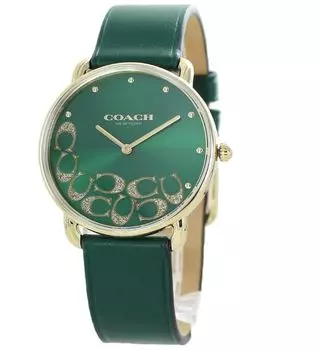 Casual Watch Elliott 14504337 Green [Coach] Women s [Item]