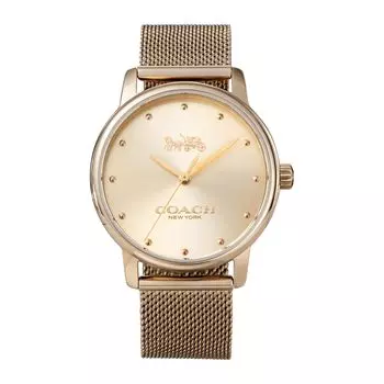 Casual Watch Grand 14503947 Pink Gold [Coach] Women s [Item]