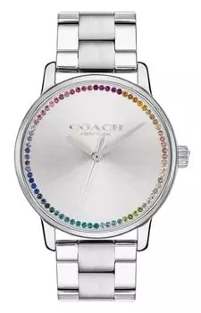Casual Watch Grand 14503968 Silver [Coach] Women s [Item]