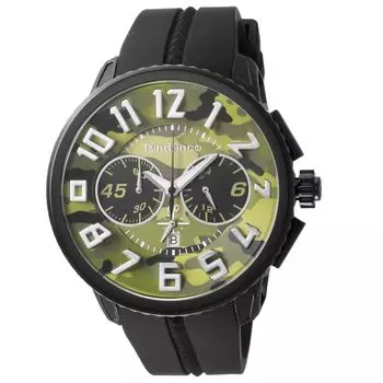 Casual Watch Gulliver Round Camo Black [Tendence] TY046021-BK Men s [Item] зелёный