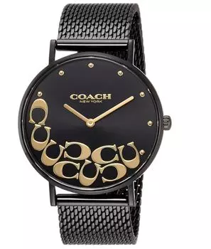 Casual Watch Perry 14503826 Black [Coach] Women s [Item]