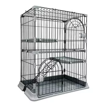 Cat 1 2 3 Pet Легко для побега через широкую дверь Защитная японская инструкция Грузоподъемность 10 кг 2 Клетка, Тонкая, Большая, Маленькая, Ярус, Ярусы, Ярусы, Клетка,