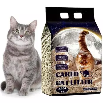 Cat And Clumbling Bio-enzyme Bentonite Low Pet Tofu Cat Natura One Size чёрный