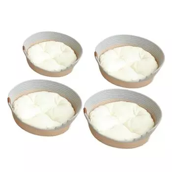 Cat Bed Basket, Pet Supplies with Cushion, Scratching Resistant, Cat Lounge Cat House ,Cat Scratcher S