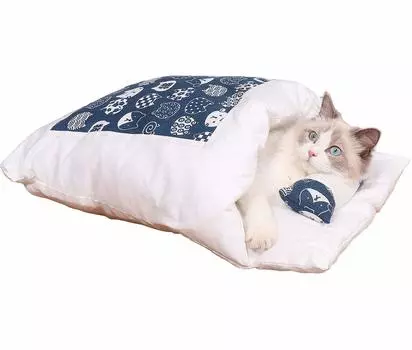 Cat Bed Dog Bed Pet Bed Cat Futon Pet Mat Cushion Sleeping Bag 65x50cm Cat House Cute Large Cute Pet House Cat Goods Pet Futon Warm Pet Supplies Dog