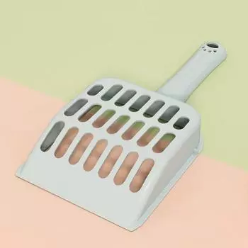 Совок для кошачьего туалета Маленький совок для кошачьего туалета Лопата для домашних животных Лопата для песка для домашних животных Лопата для домашних собак Инструмент для уборки домашних животных Совок для песка синий