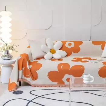 Cat claw-proof sofa cover non-slip all-inclusive four-season universal backrest sofa cover dust-proof sofa cover blanket 180*130