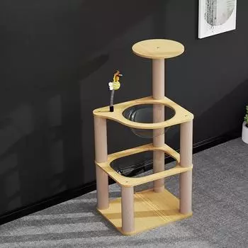 Cat Crawl Space Capsule Многоэтажное гнездо для кошек Лазалки Деревья Башни Прыжки Вилла Игра Сон Товары для животных Когтеточки