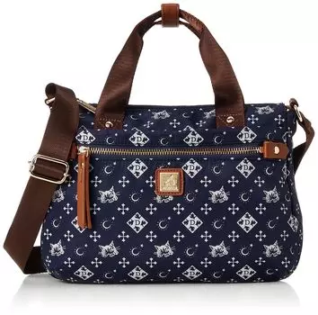 Cat Dayan 2way Tote Bag Shoulder Bag Lightweight Water Repellent Dayan Cat Goods Bag 2way Tote Shoulder Bag Navy [Wachifield] Women s WTSK-04 &